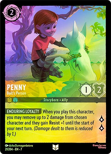 Penny - Bolt's Person (Cold Foil) - Con T de Tlacuache - Ravensburger