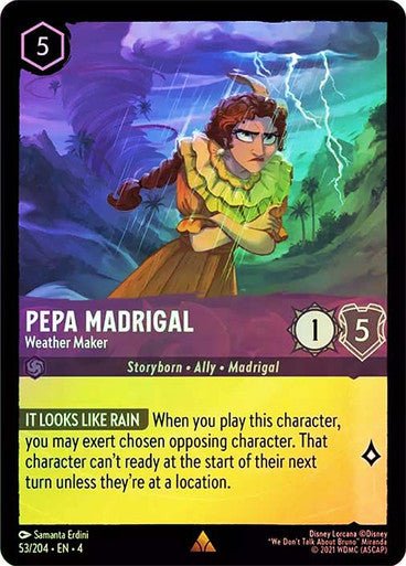 Pepa Madrigal - Weather Maker ( Cold Foil ) | Ravesburger - Con T de Tlacuache - Ravensburger