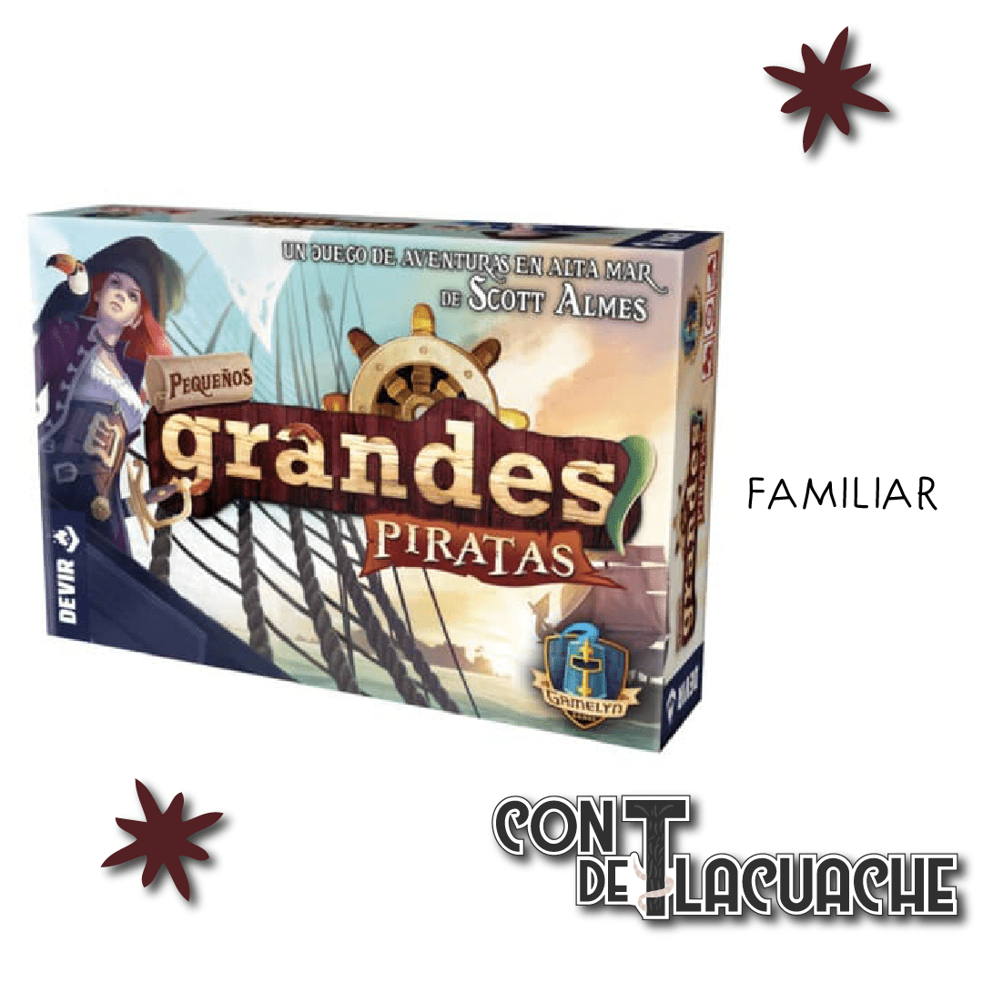 Pequeños Grandes Piratas | Devir - Con T de Tlacuache - Devir