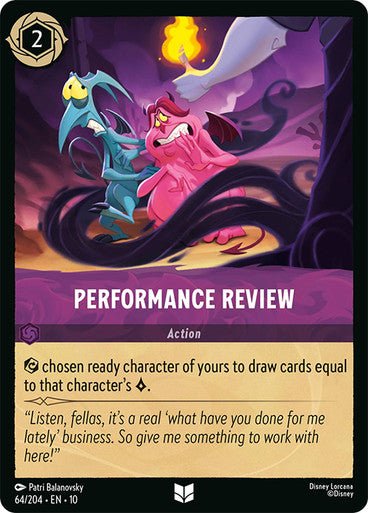 Performance Review (Non - foil) - Con T de Tlacuache - Ravensburger
