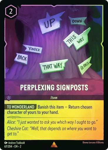 Perplexing Signposts (Cold Foil) - Con T de Tlacuache - Ravensburger