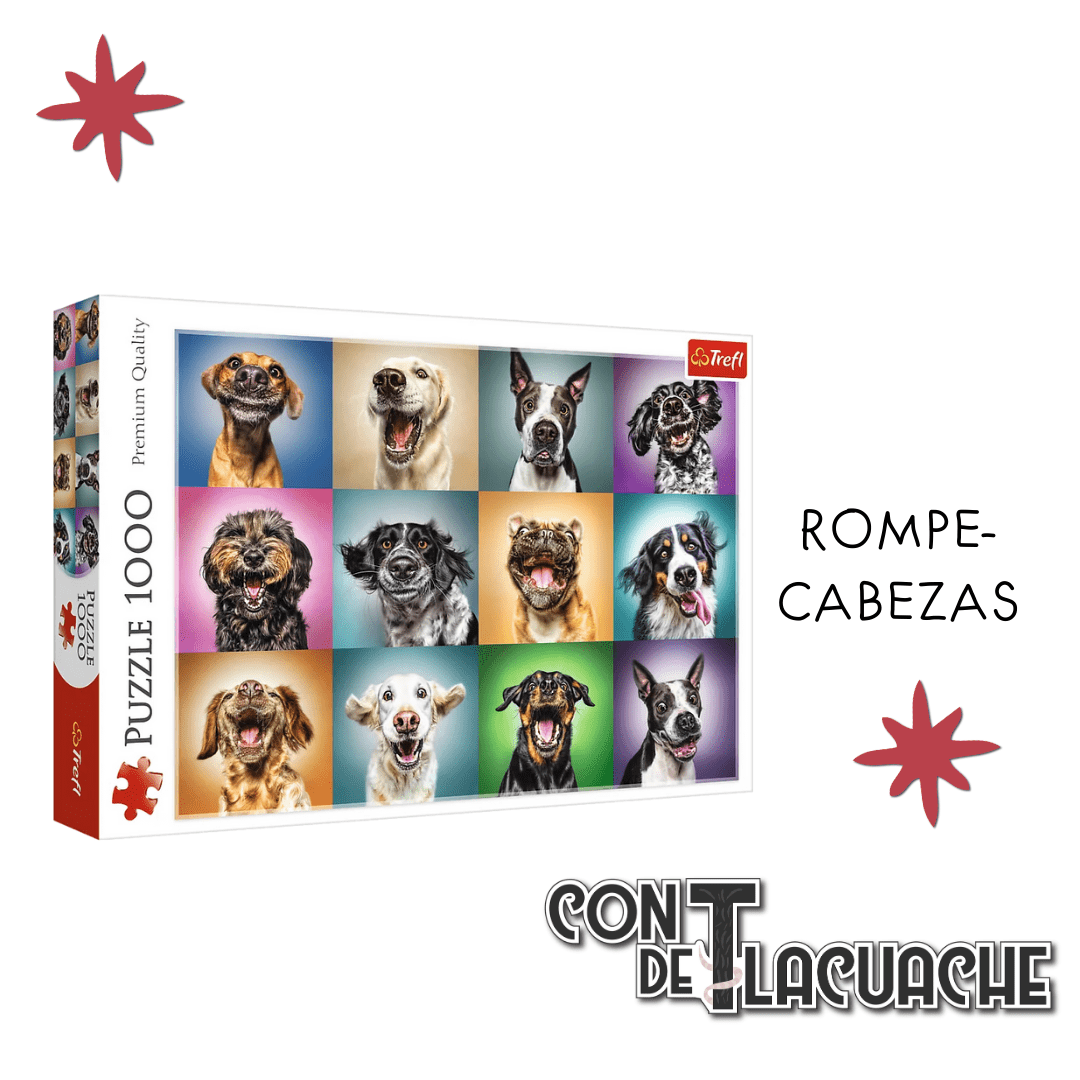 Perritos Divertidos (1000pzas) | Trefl - Con T de Tlacuache - Trefl