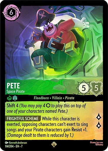 Pete - Space Pirate (Cold Foil) - Con T de Tlacuache - Ravensburger