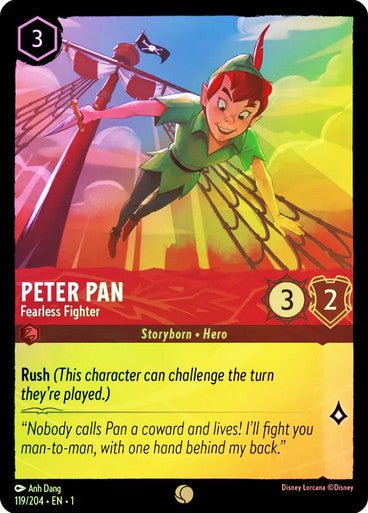 Peter Pan - Fearless Fighter ( Cold Foil ) - Con T de Tlacuache - Ravensburger