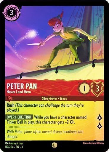Peter Pan - Never Land Hero (Cold Foil) - Con T de Tlacuache - Ravensburger