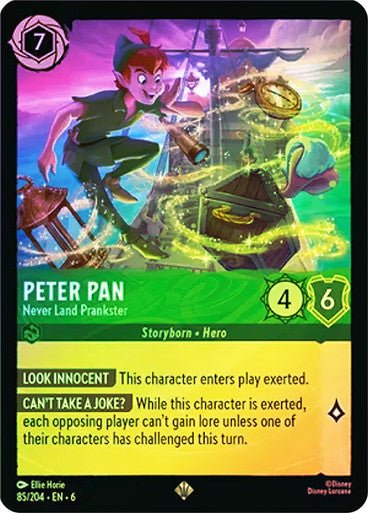 Peter Pan - Never Land Prankster ( Cold Foil ) - Con T de Tlacuache - Ravensburger