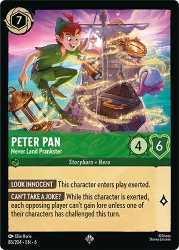 Peter Pan - Never Land Prankster ( Non - foil ) - Con T de Tlacuache - Ravensburger