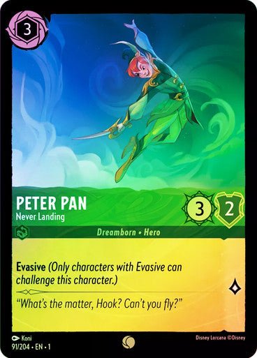 Peter Pan - Never Landing ( Cold Foil ) - Con T de Tlacuache - Ravensburger