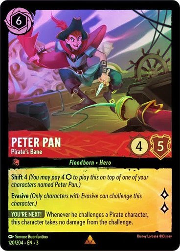 Peter Pan - Pirate's Bane (Cold Foil) - Con T de Tlacuache - Ravensburger