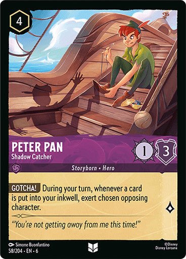 Peter Pan - Shadow Catcher ( Non - foil ) - Con T de Tlacuache - Ravensburger