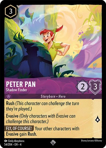 Peter Pan - Shadow Finder ( Non - foil ) | Ravesburger - Con T de Tlacuache - Ravensburger