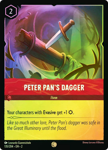 Peter Pan's Dagger (Cold Foil)