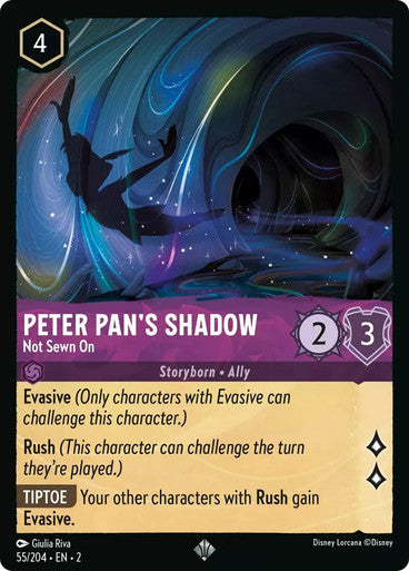 Peter Pan's Shadow - Not Sewn On (Non-foil)