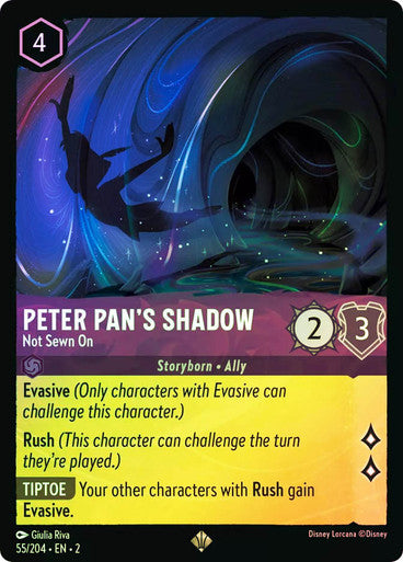Peter Pan's Shadow - Not Sewn On (Cold Foil)