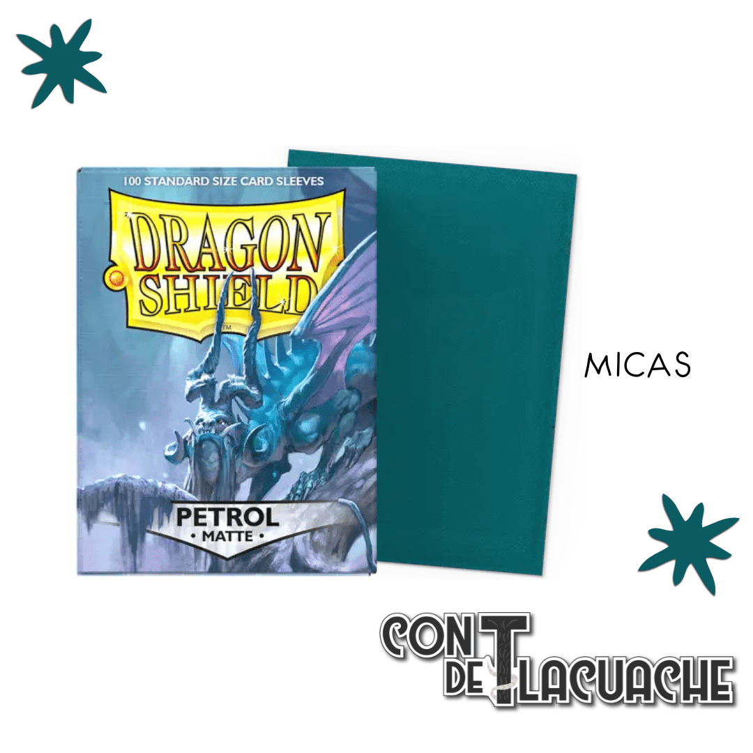 Petrol Matte Standard 100pz | Dragon Shield - Con T de Tlacuache - Dragonshield
