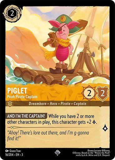 Piglet - Pooh Pirate Captain (Non - foil) - Con T de Tlacuache - Ravensburger