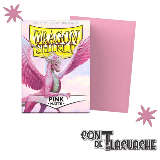 Pink Matte 100 pzs | Dragon Shield - Con T de Tlacuache - Con T de Tlacuache