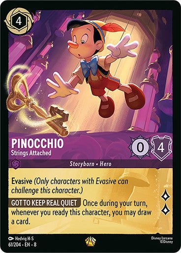 Pinocchio - Strings Attached (Non - foil) - Con T de Tlacuache - Ravensburger