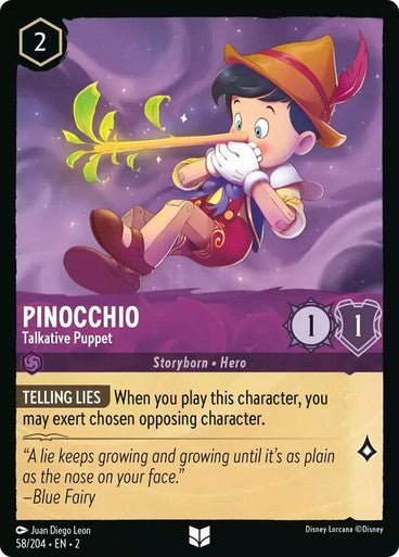 Pinocchio - Talkative Puppet (Non - foil) - Con T de Tlacuache - Ravensburger