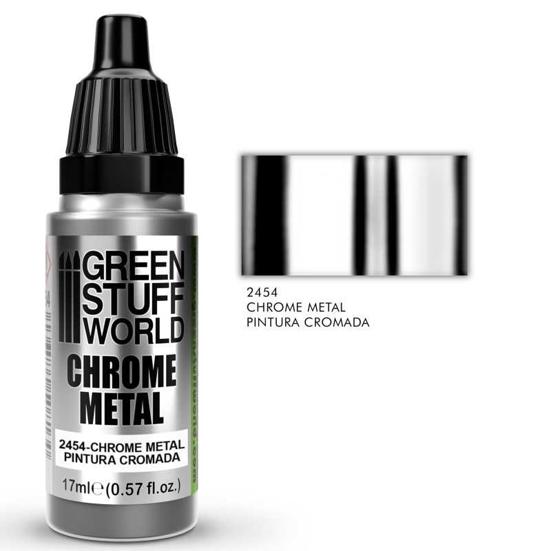 Pintura Cromada Chrome Metal Paint 17Ml | Green Stuff World - Con T de Tlacuache - Green Stuff World
