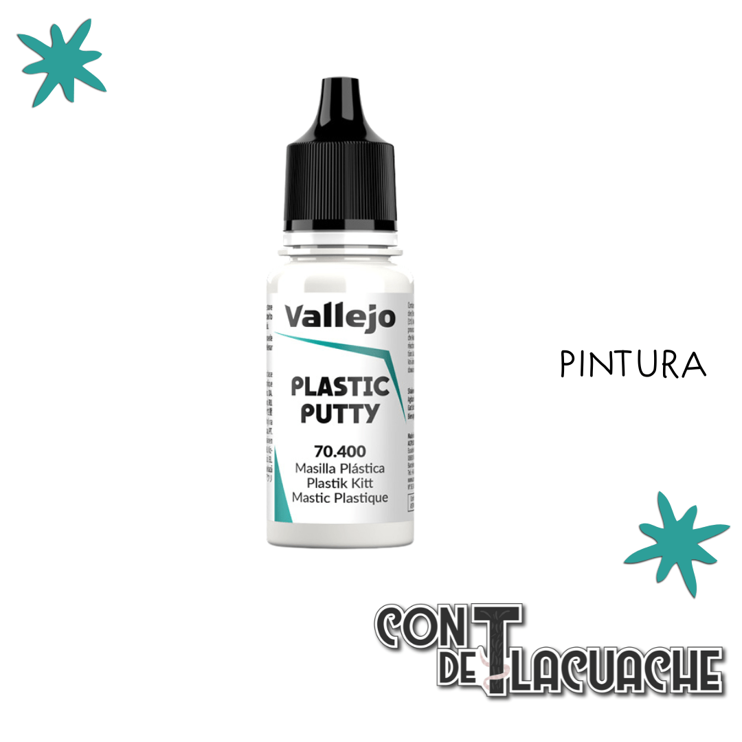 Plástic putty 18ml (70400) | Vallejo - Con T de Tlacuache - Vallejo