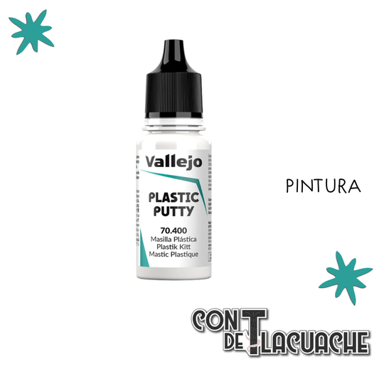 Plástic putty 18ml (70400) | Vallejo - Con T de Tlacuache - Vallejo