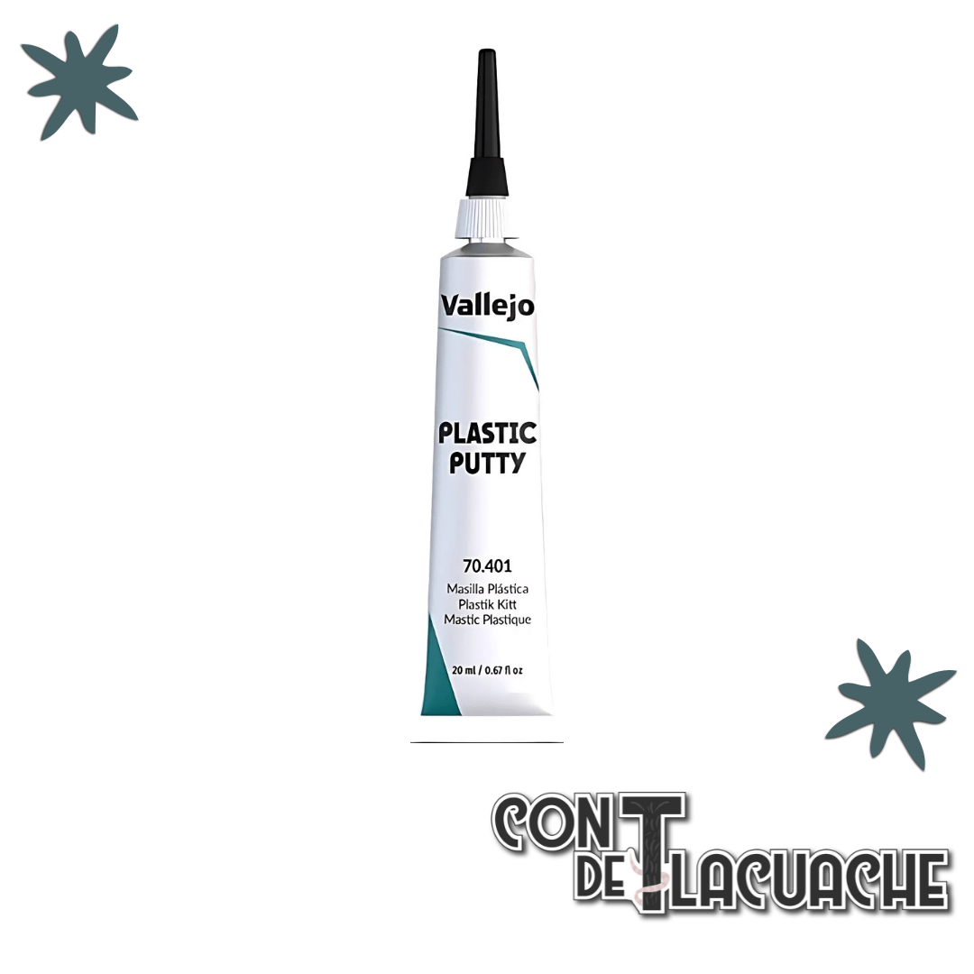 Plastic Putty 20ml | Vallejo - Con T de Tlacuache - Con T de Tlacuache