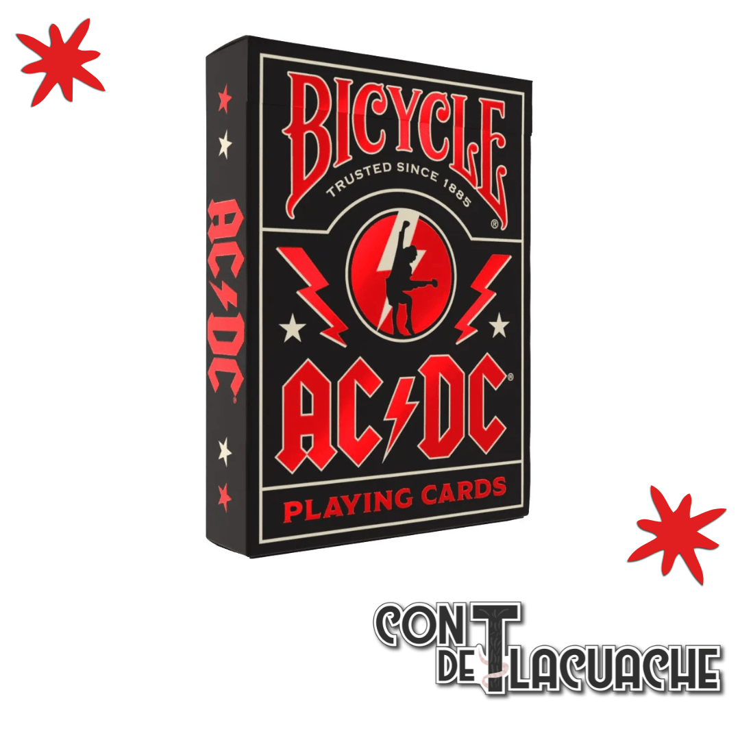 Playing Cards AC/DC | Bicycle - Con T de Tlacuache - Bicycle