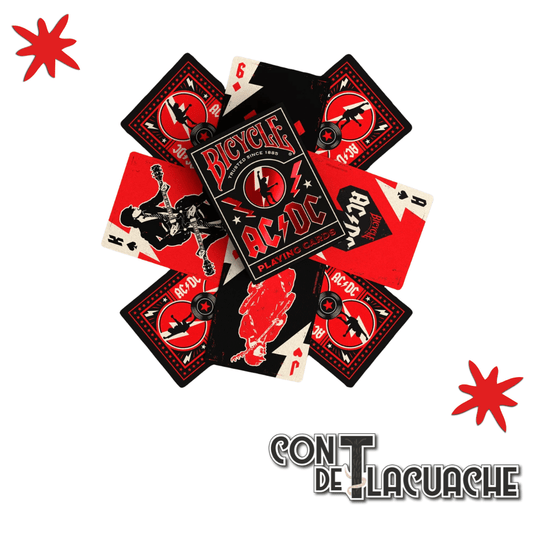 Playing Cards AC/DC | Bicycle - Con T de Tlacuache - Bicycle