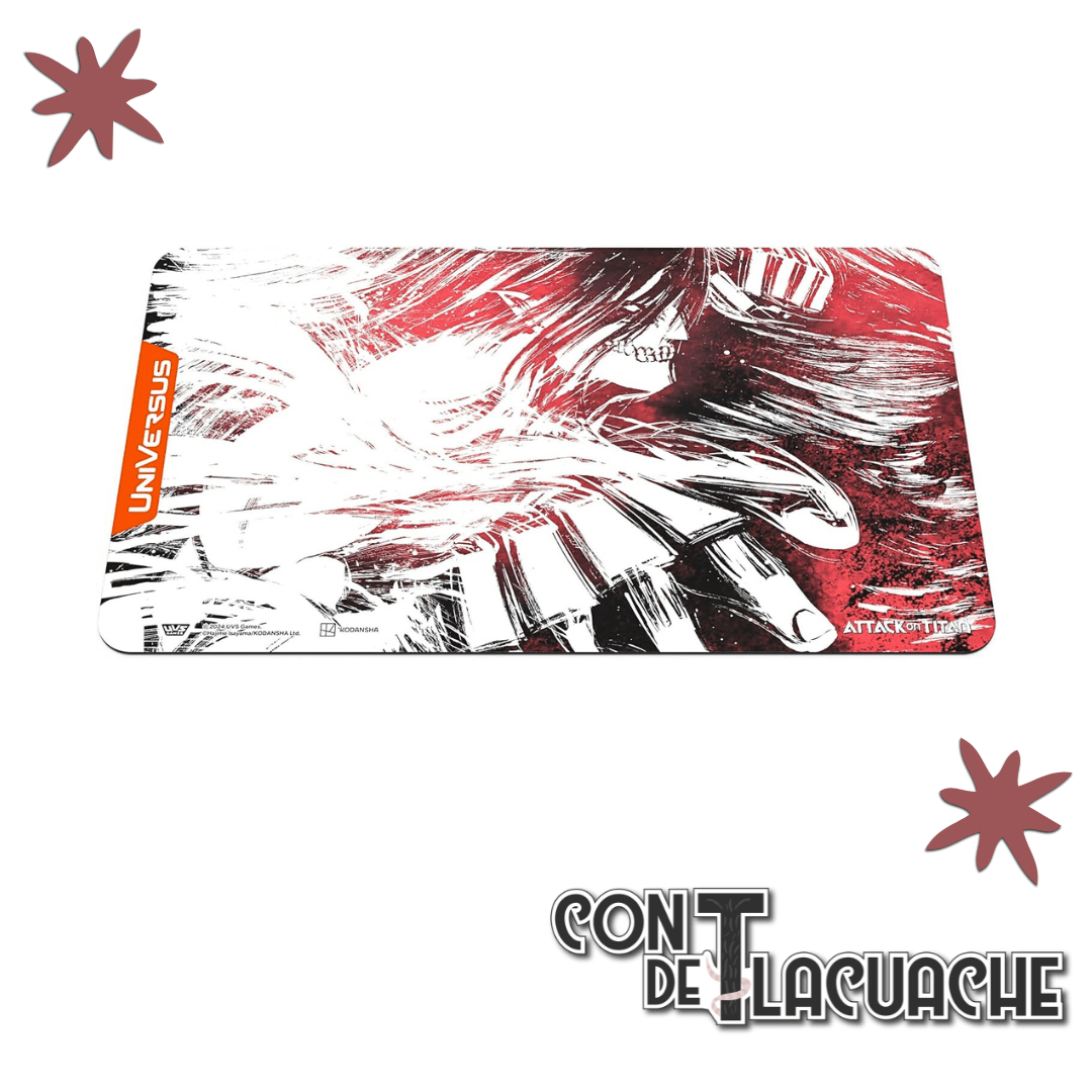 Playmat Attack On Titan: Attack Titan | UniVersus - Con T de Tlacuache - UNIVERSUS