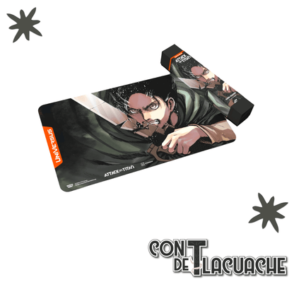 Playmat Attack On Titan: Eren Yeager | UniVersus - Con T de Tlacuache - UNIVERSUS