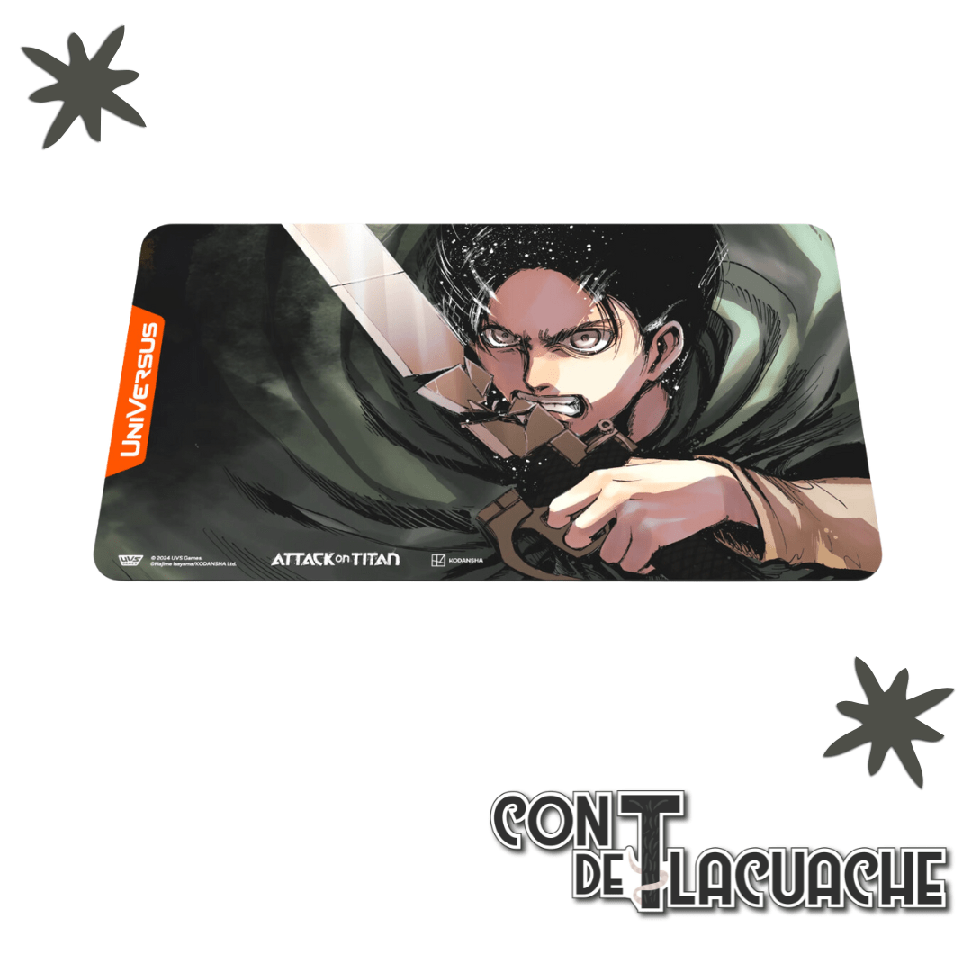 Playmat Attack On Titan: Eren Yeager | UniVersus - Con T de Tlacuache - UNIVERSUS