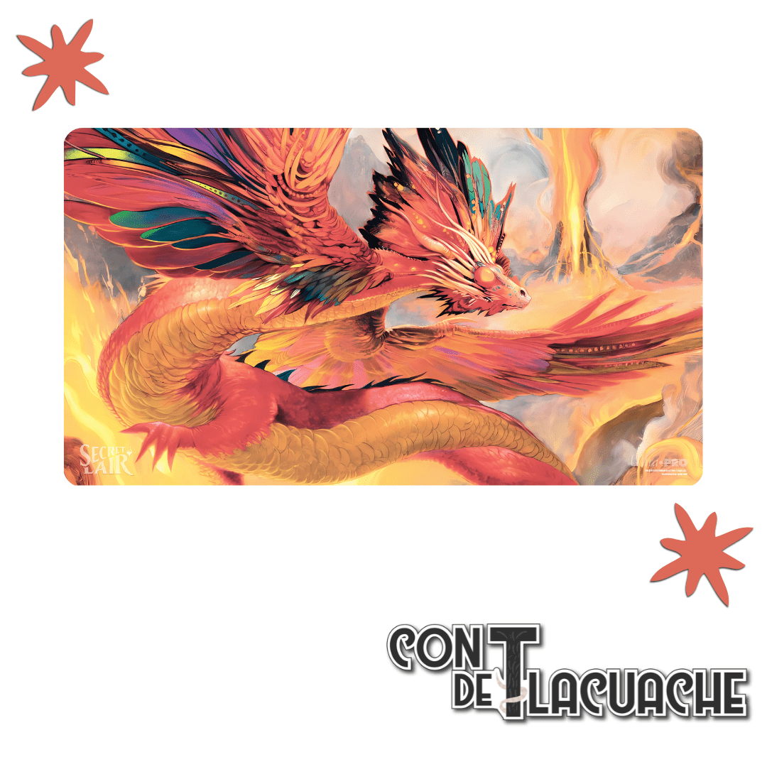 Playmat MTG Secret Lair Summer Artist Series Julie Bell Shivan Dragon | Ultra Pro - Con T de Tlacuache - Con T de Tlacuache