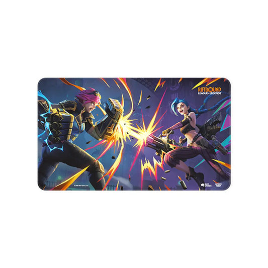 Playmat Riftbound - Vendetta Vi vs Jinx - Con T de Tlacuache - Riftbound
