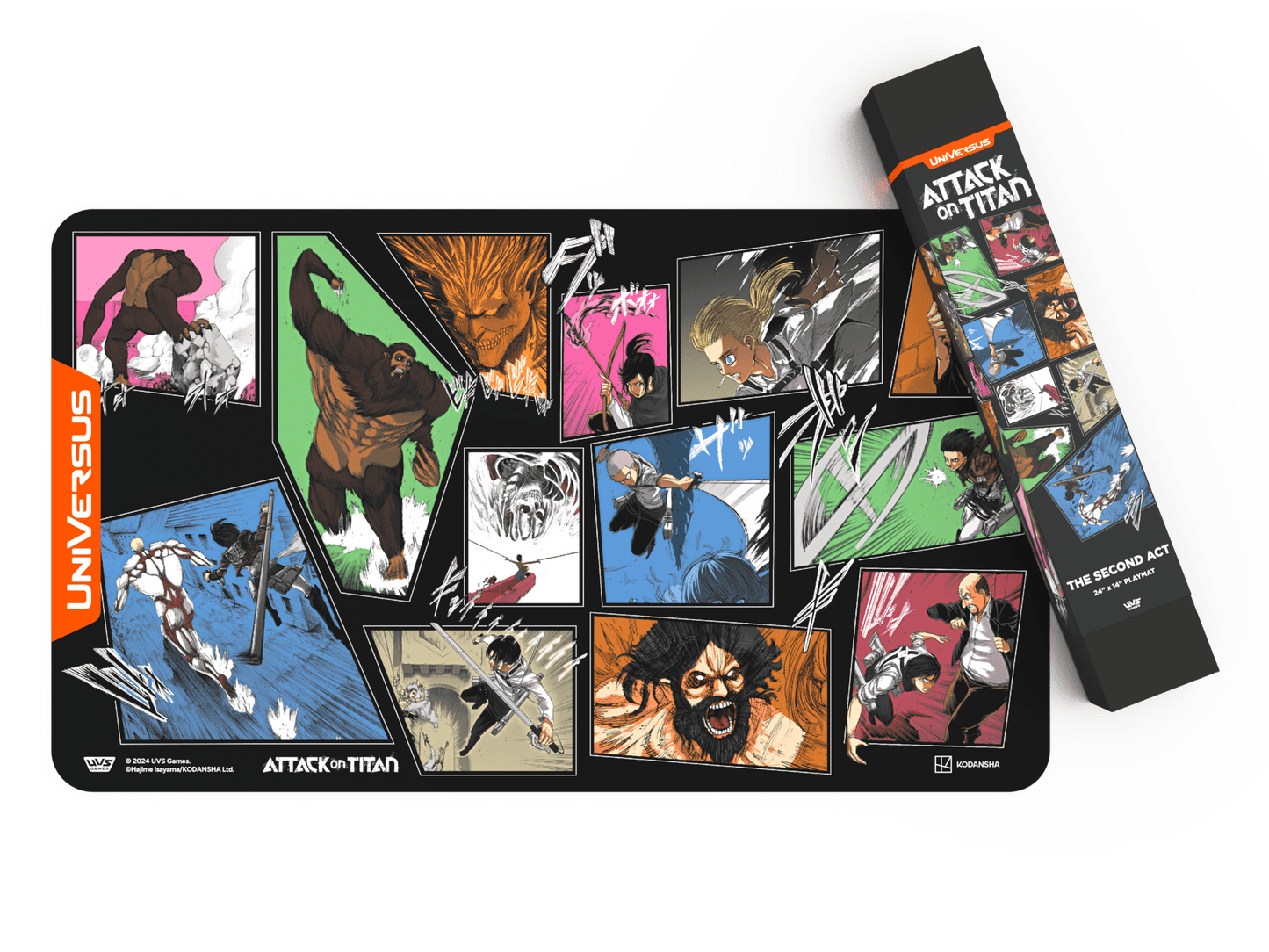 Playmat: UniVersus: AoT: The Second Act | - Con T de Tlacuache - Con T de Tlacuache