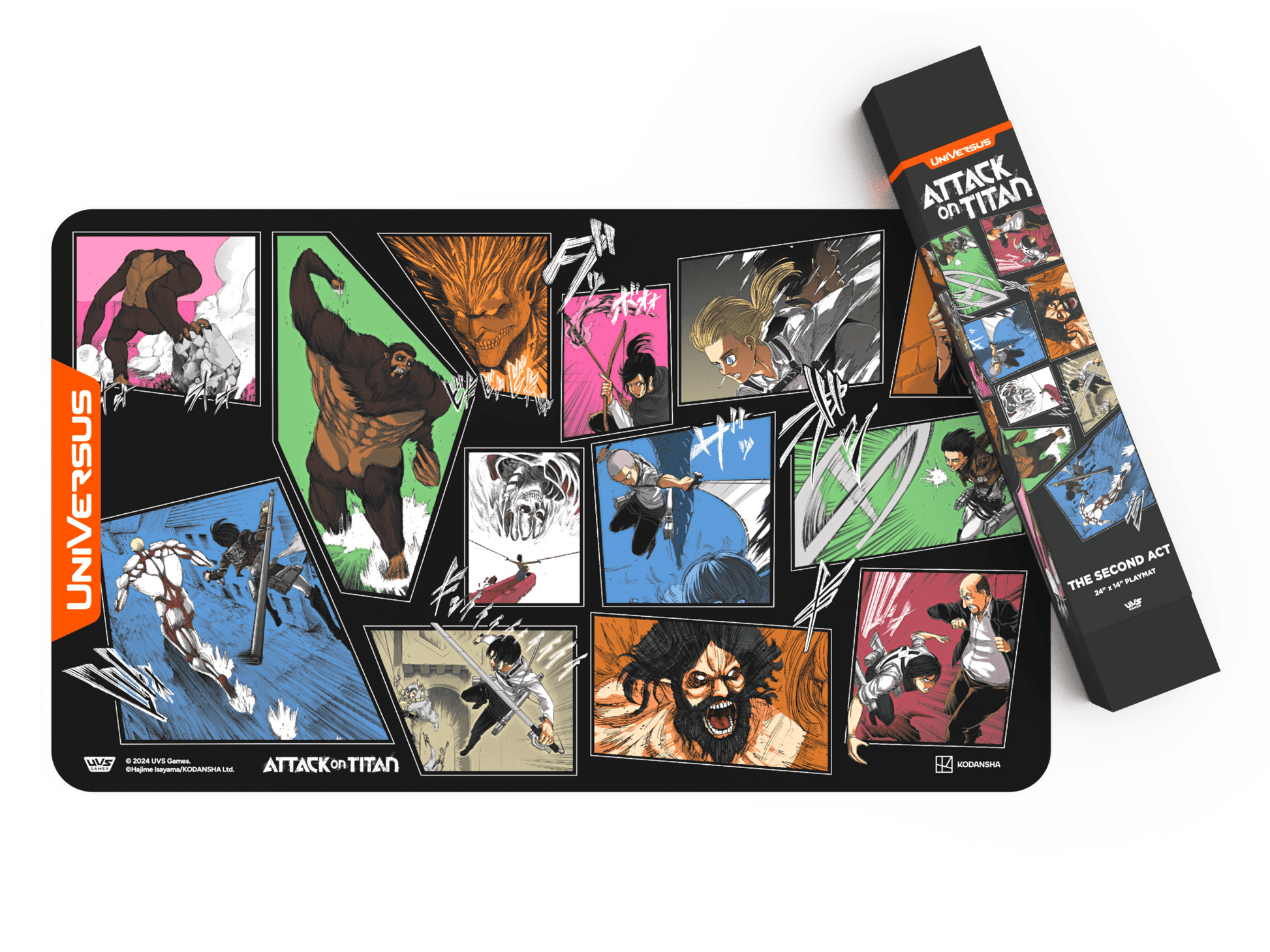 Playmat: UniVersus: AoT: The Second Act | - Con T de Tlacuache - Con T de Tlacuache