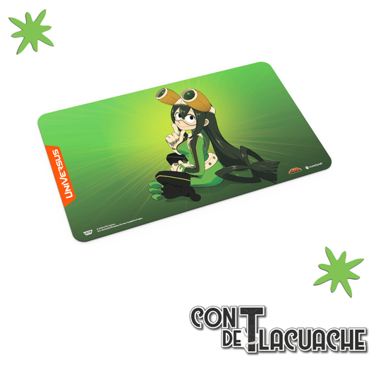 Playmat: UniVersus: MHA: Tsuyu Asui | UVS GAMES - Con T de Tlacuache - Con T de Tlacuache