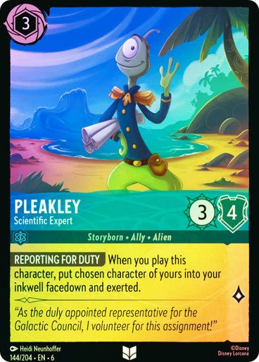 Pleakley - Scientific Expert ( Cold Foil ) - Con T de Tlacuache - Ravensburger