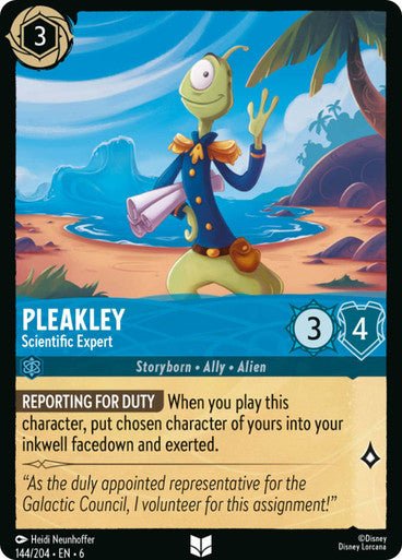 Pleakley - Scientific Expert ( Non - foil ) - Con T de Tlacuache - Ravensburger