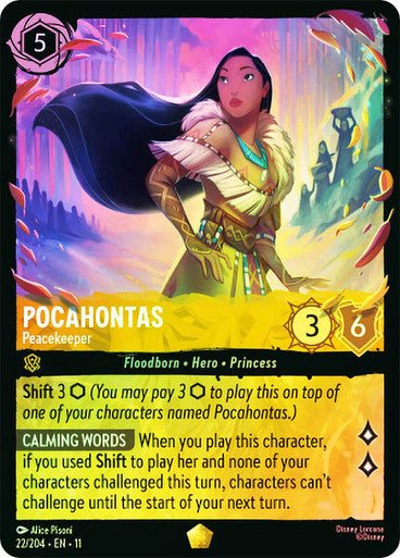 Pocahontas (Cold Foil) | Ravensburger - Con T de Tlacuache - Ravensburger