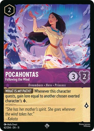 Pocahontas (Non - foil) | Ravensburger - Con T de Tlacuache - Ravensburger