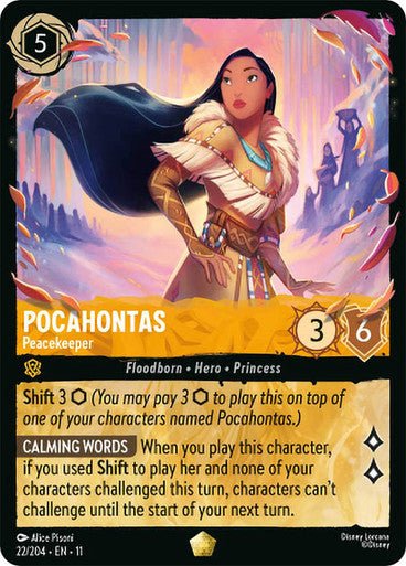 Pocahontas (Non - foil) | Ravensburger - Con T de Tlacuache - Ravensburger