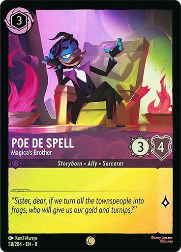 Poe De Spell - Magica's Brother (Cold Foil) - Con T de Tlacuache - Ravensburger