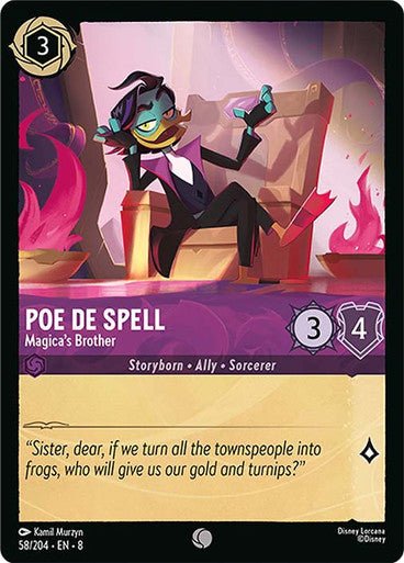 Poe De Spell - Magica's Brother (Non - foil) - Con T de Tlacuache - Ravensburger