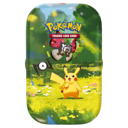Ejemplo de Mini Tin individual Pokémon TCG 30th Celebration; diseño surtido