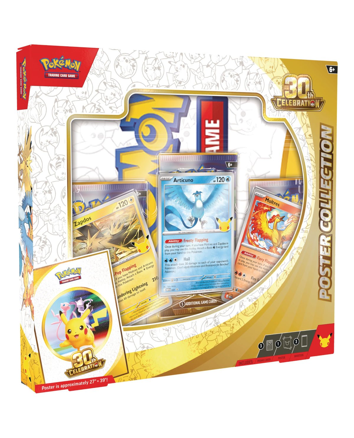 Pokémon TCG: 30th Celebration - Poster Collection | Pokémon - Con T de Tlacuache - Pokémon
