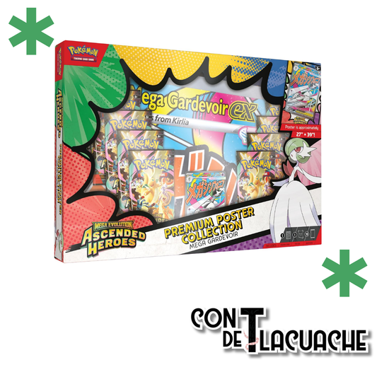 Pokémon TCG: Ascended Heroes Premium Poster Collection | Español - Con T de Tlacuache - Pokémon