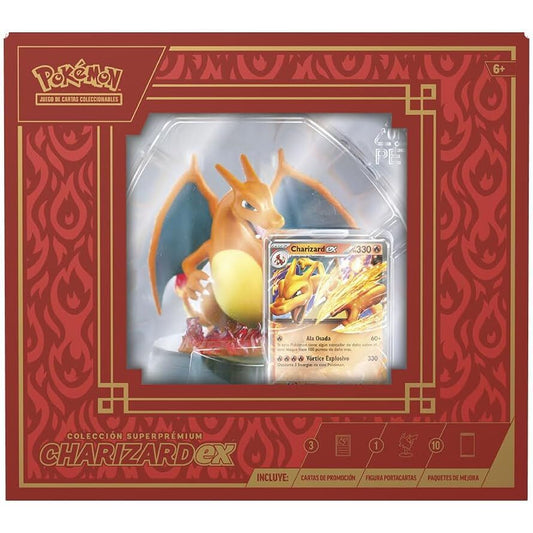 Pokémon TCG: Charizard ex Super-Premium Collection (Español) - Con T de Tlacuache - Pokémon