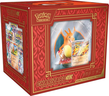 Pokémon TCG: Charizard ex Super-Premium Collection (Español) - Con T de Tlacuache - Pokémon
