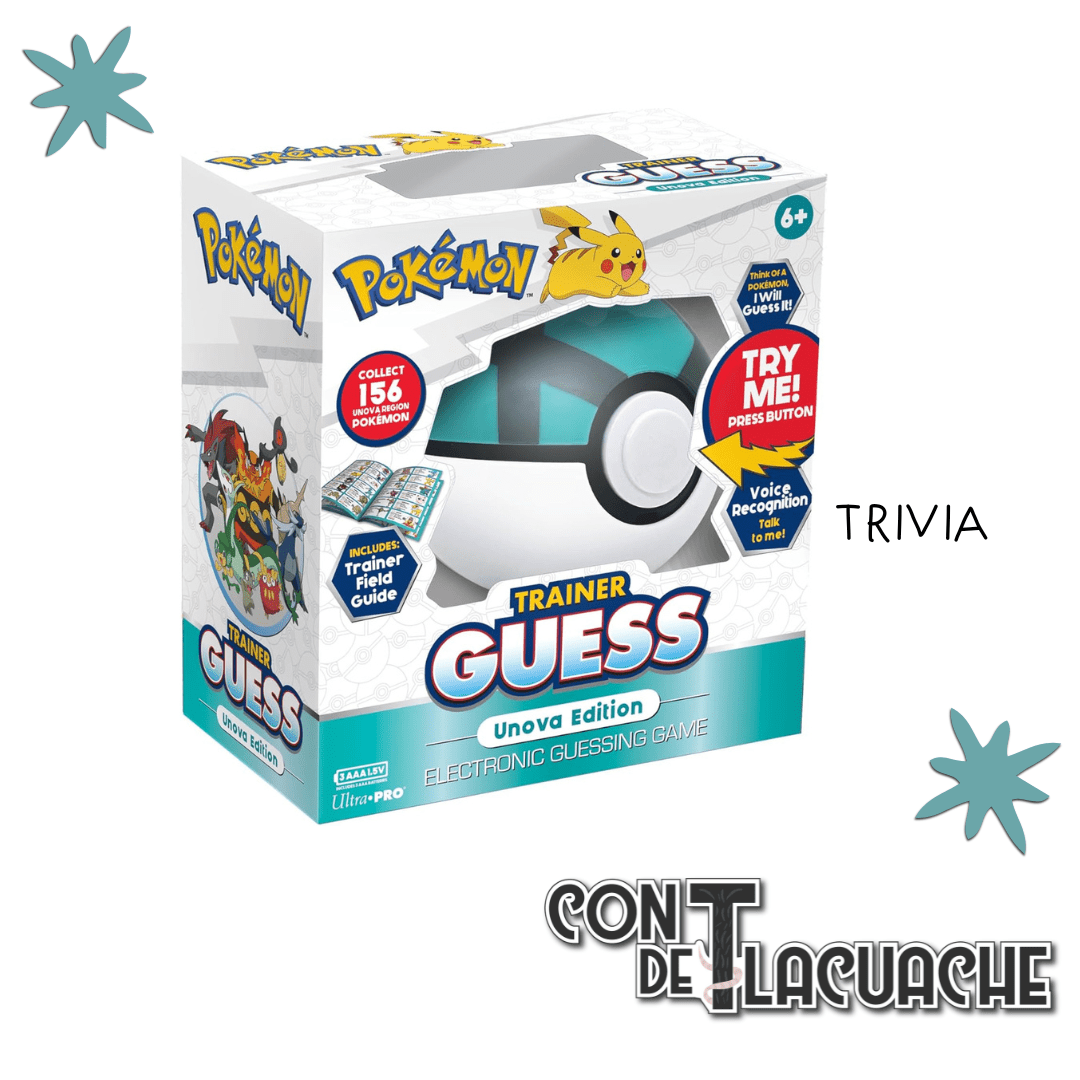 Pokemon Trainer Guess Unova | Ultra Pro - Con T de Tlacuache - Con T de Tlacuache